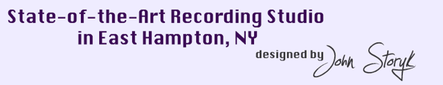 Hampton Recording Studio - East Hampton NY
